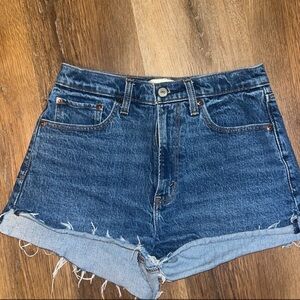Abercrombie & Fitch Blue Jean Shorts